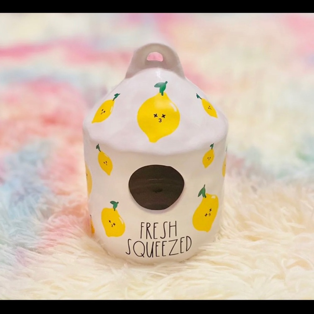 Mini Fresh Squeezed Lemon Birdhouse New